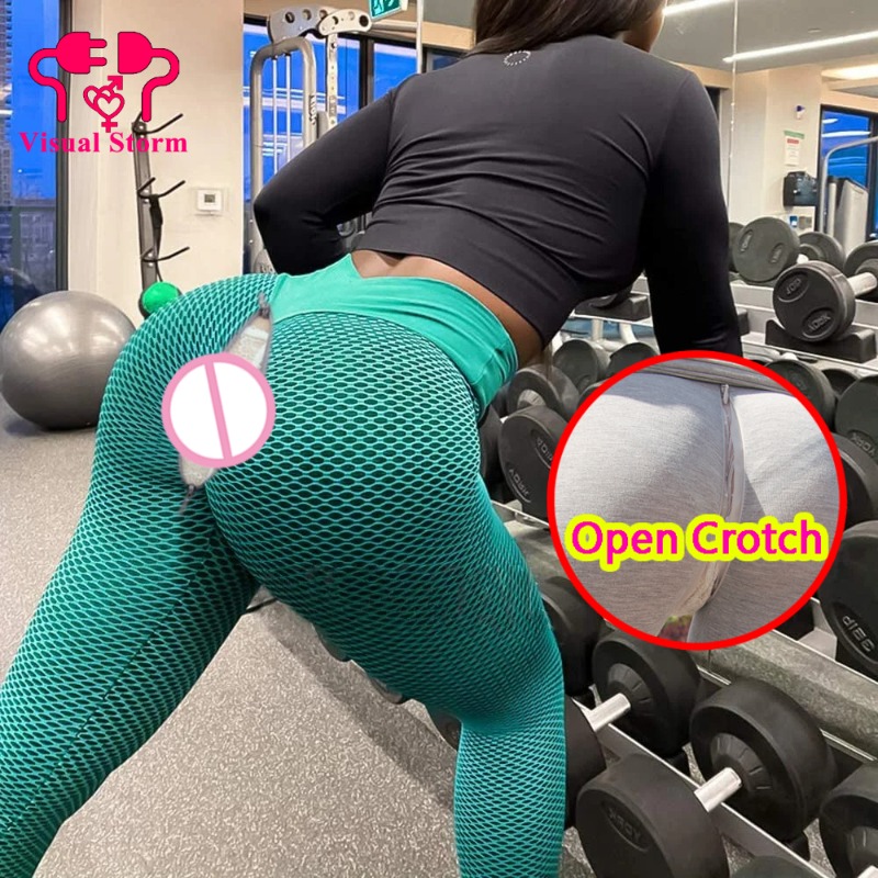 Woman Sexy Open Crotch Legging - Outdoor Sport Leggings recension och pris
