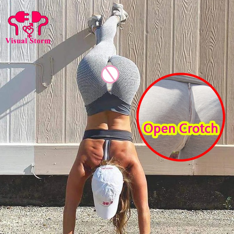 Woman Sexy Open Crotch Legging - Outdoor Sport Leggings recension och pris