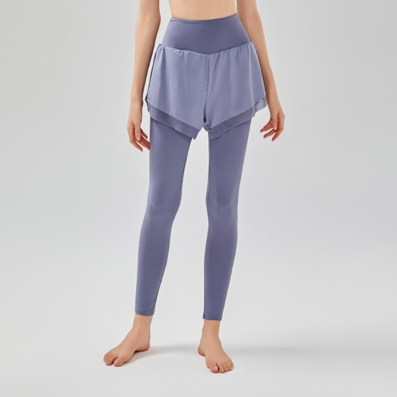 Women Fake Two Pieces Leggings - Outdoor Sport Leggings recension och pris