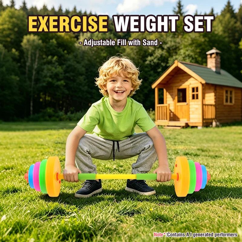 Adjustable Kids Dumbbell Barbe - Outdoor Sport Field recension och pris