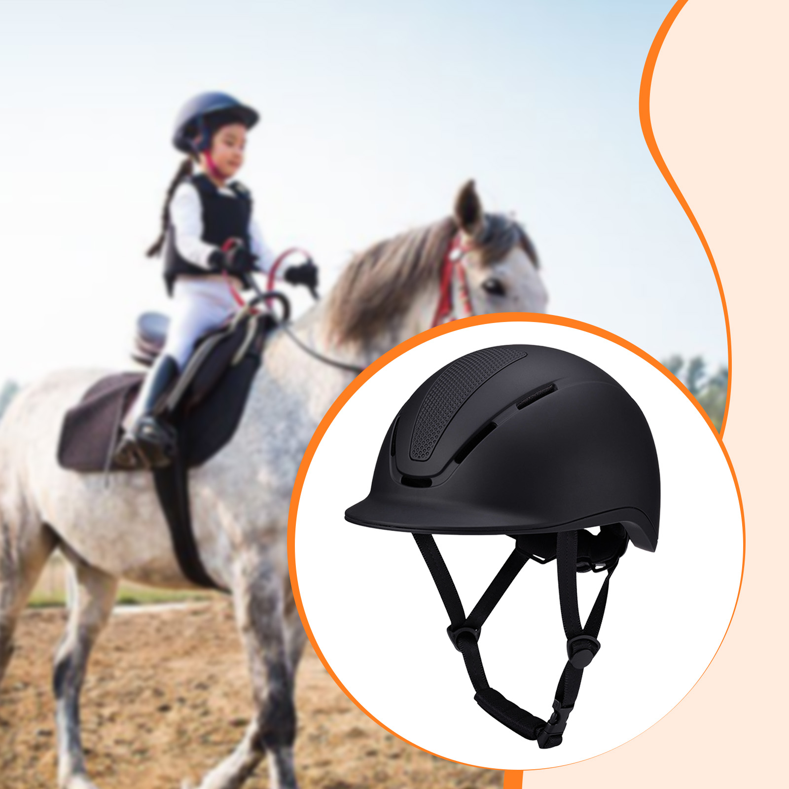 Adjustable Equestrian Helmet w - Equestrian Helmet recension och pris