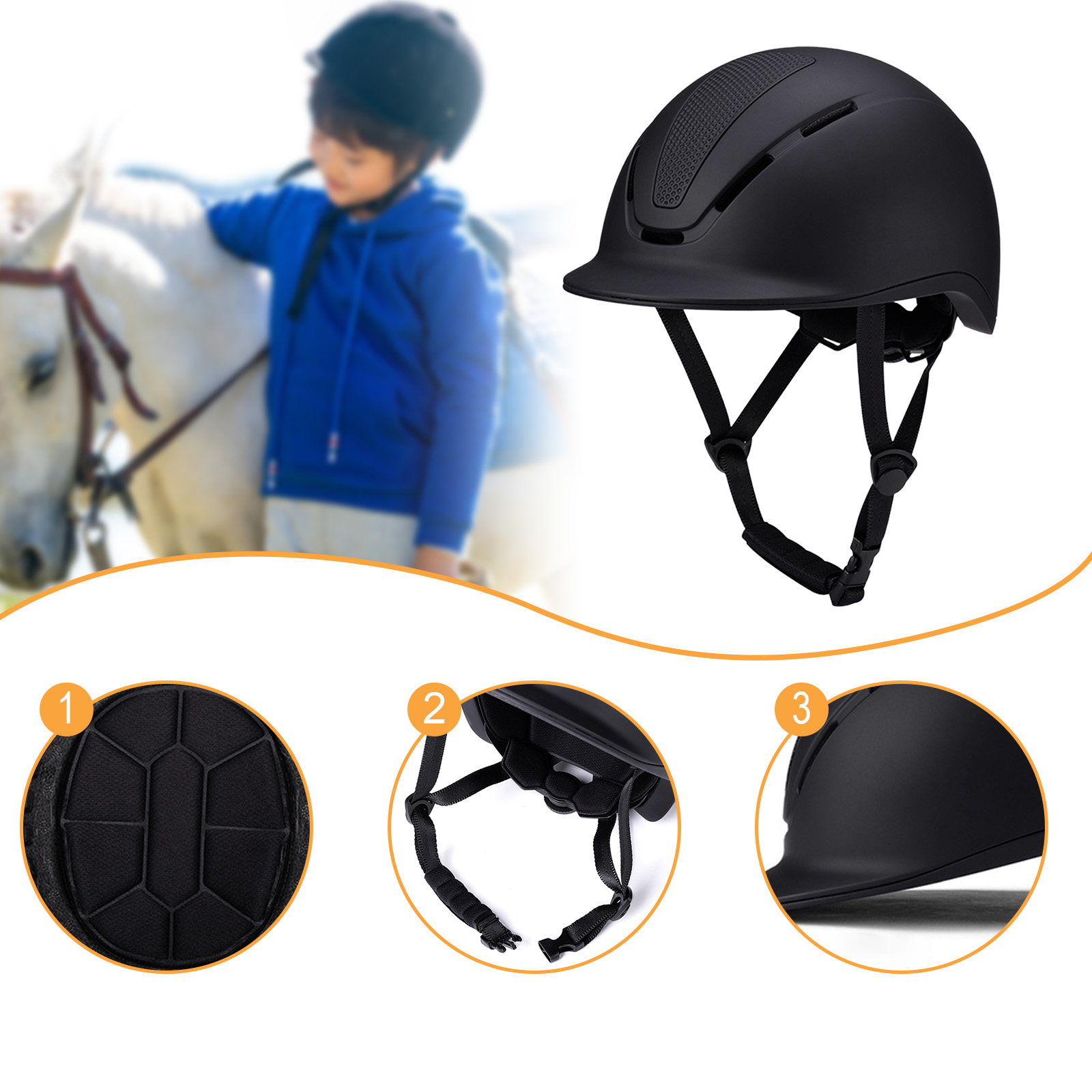 Adjustable Equestrian Helmet w - Equestrian Helmet recension och pris