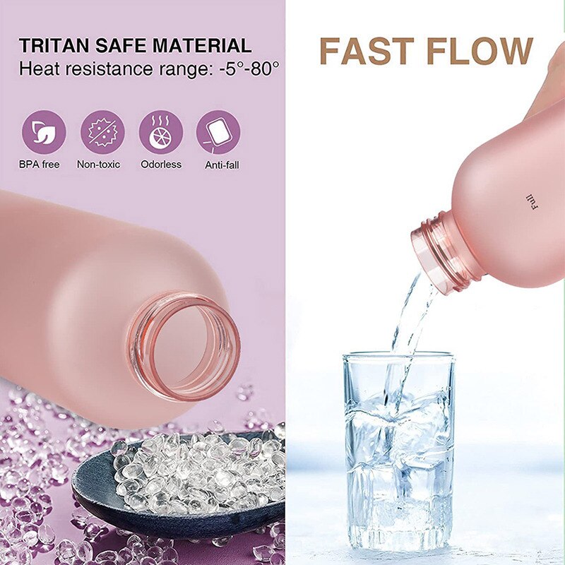 1000ml Bottle With Time Marker - Outdoor Sport Field recension och pris