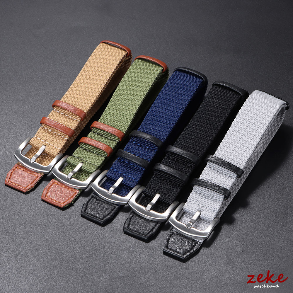 20mm 22mm Nylon Leather Watch  - Outdoor Sport Field recension och pris