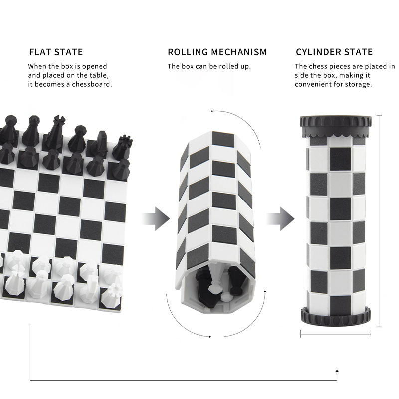 2 in 1 Portable Chess Game Set - Outdoor Sport Games For Kids recension och pris