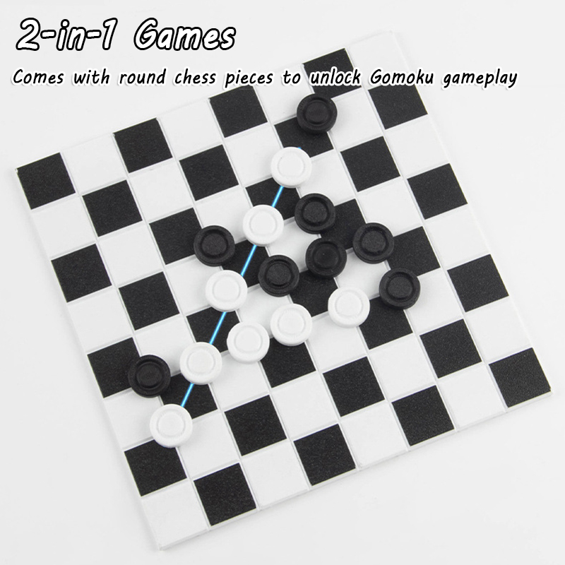 2 in 1 Portable Chess Game Set - Outdoor Sport Games For Kids recension och pris